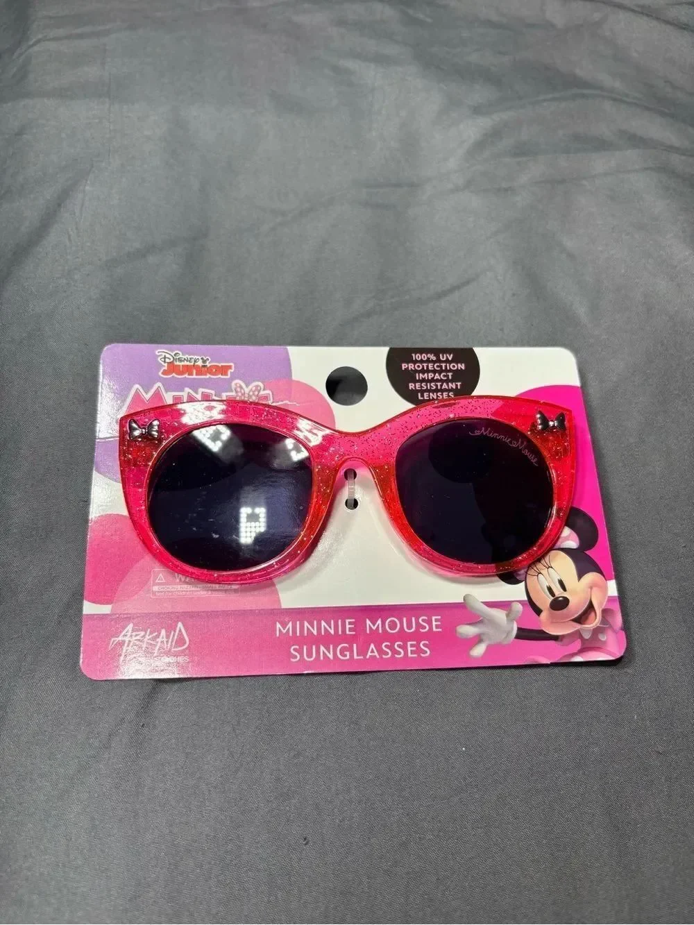 New Minnie Mouse Pink Kids Sunglasses